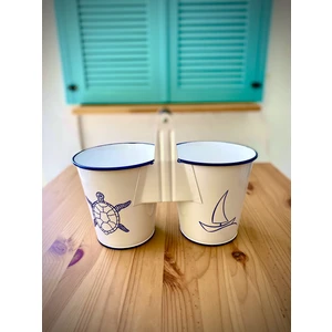 Rustic Concept Metal Saksı Kaşıklık
