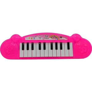 Uj Toys Melodili Poşetli Mini Piyanom-Pembe