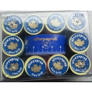 Altın Yaprak Mezuralı Dikiş Ipliği Seti 10 Renk