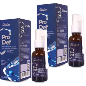 Prodef Propolis Karanfil Yağı Boğaz Spreyi 30 ml x 2 Adet