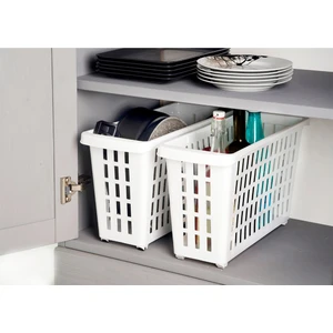 Gondol Plastik Gondol Maksi Dolap Içi Tekerlekli Düzenleyici 13 Lt 2'li