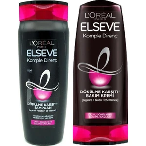 Komple Direnç Şampuan 375 ml + Bakım Kremi 375 ml