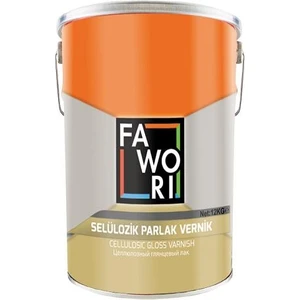 Fawori Selülozik Parlak Vernik 12 kg Şeffaf