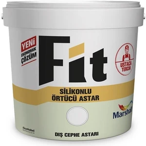 Marshall Fit Silikonlu Örtücü Dış Cephe Astar 20 kg Beyaz