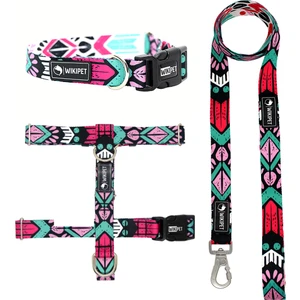 Aztec Dark Köpek Tasma Seti Medium