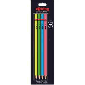 Neon Kurşun Kalem 4'lü