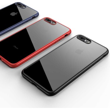 Kzy Apple iPhone 7 Plus Kapak Arkası Şeffaf Kenarları Renkli Fiyatı
