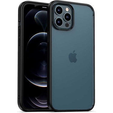 Kzy Apple iPhone 12 Pro Max Kapak Arkası Şeffaf Kenarları Fiyatı