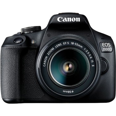 Canon Eos 2000D Dc Kit Fotoğraf Makinesi + 50MM Lens Seti Fiyatı