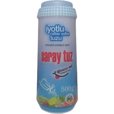 SARAY TUZ İYOTLU SOFRA TUZU 500G
