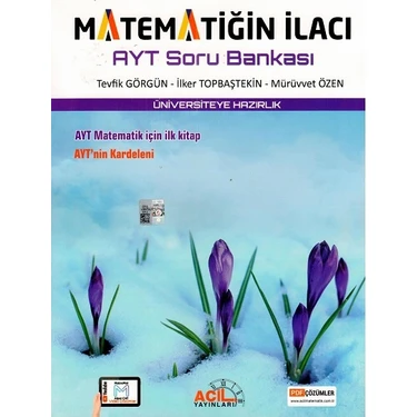 Acil Yayınları AYT Matematiğin İlacı Soru Bankası - İlker