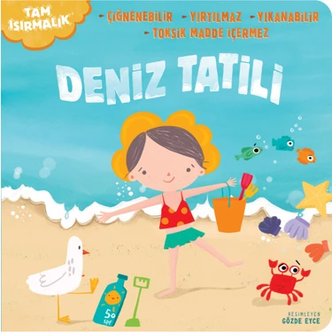 Tam Isırmalık Deniz Tatili Yırtılmayan Yıkanabilir Çiğnenebilir Yırtılmaz