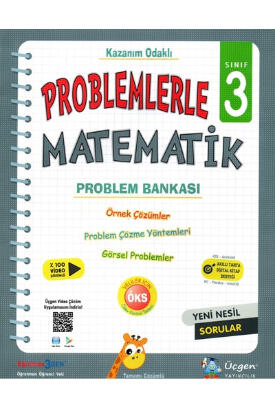 Üçgen Yayıncılık 3. Sınıf Problemlerle Matematik Problem Bankası