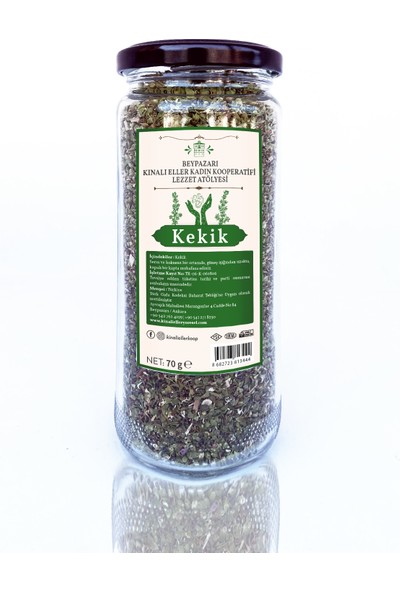 Kınalı Eller Kadın Kooperatifi Beypazarı Tane Dağ Kekik 70 gr