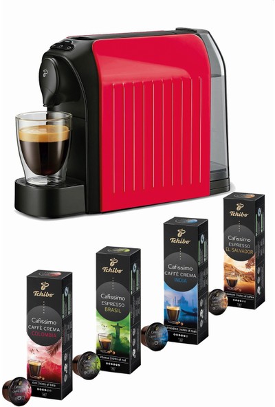 Tchibo Cafissimo Easy Kapsül Kahve Makinesi ve Yöresel Kahve Seti