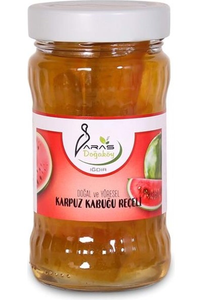 Aras Doğaköy Doğal ve Yöresel Karpuz Kabuğu Reçeli 400 gr