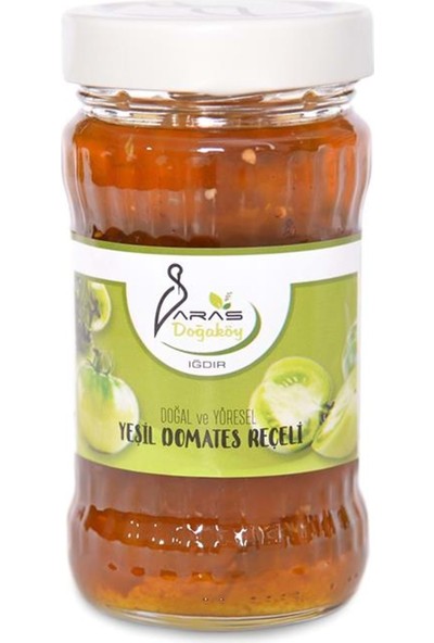 Aras Doğaköy Doğal ve Yöresel Yeşil Domates Reçeli 380 gr