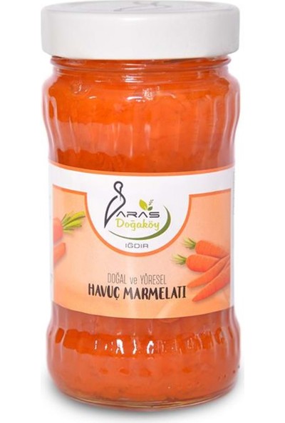 Aras Doğaköy Doğal ve Yöresel Havuç Marmelatı 380 gr