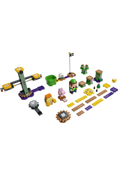 LEGO® Super Mario™ Luigi ile Maceraya Başlangıç Seti 71387 - Çocuklar için Yaratıcı Oyuncak Yapım Seti (280 Parça)