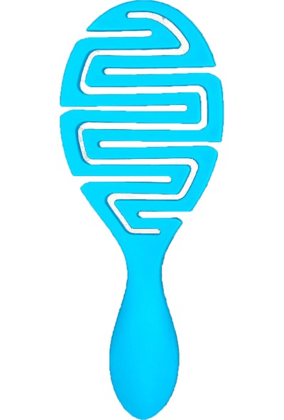 Mobee Plastik Bükülebilir Saç Tarağı Hafif Acıtmaz Saç Tarama Mavi