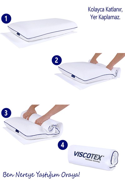 Viscotex Duyarlı Yastık 70 x 40 x 15 cm. - Sensitive Yastık