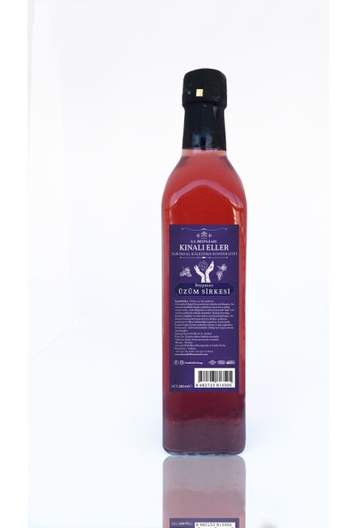 Kınalı Eller Kadın Kooperatifi Beypazarı Doğal Üzüm Sirkesi 500 ml