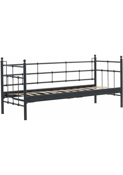 Lalas Daybed Tek Kişilik Sedir Divan Metal Karyola 90x200