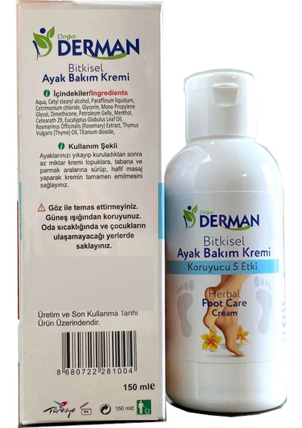 Doğa Derman Ayak Bakım Kremi 150 ml