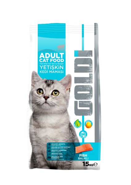 Balıklı Yetişkin Kedi Maması 15 kg