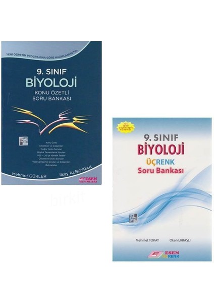 9. Sınıf Biyoloji Üçrenk Soru Bankası ve Konu Özetli Soru Bankası Fırsat Seti