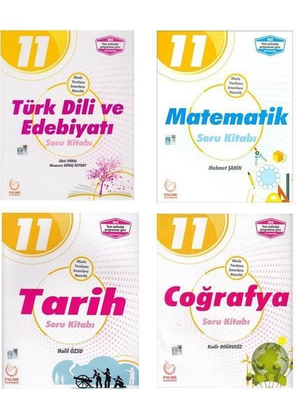 11. Sınıf Türk Dili ve Edebiyatı Matematik Tarih Coğrafya Soru Bankası Fırsat Seti