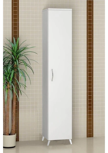 GB-2000 5 Raflı Tek Kapaklı Banyo Dolabı %100 Mdf