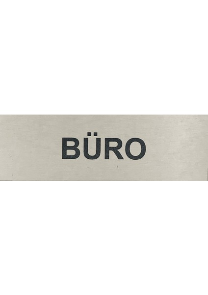 Büro Kapı Yönlendirme Tabelası 5 cm x 15 cm Alüminyum