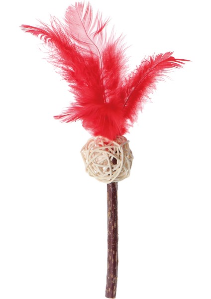 Matatabi Tüylü Bambu Top Kedi Oyuncağı 19 cm