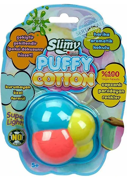 Puffy Coton Kokulu Slime 16 gr Turuncu