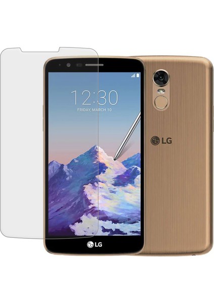 LG Stylus 3 Uyumlu 0.3 mm Ön Koruma Cam Ekran Koruyucu