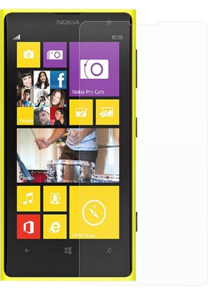 Nokia Lumia 1020 Uyumlu 0.3 mm Ön Koruma Cam Ekran Koruyucu