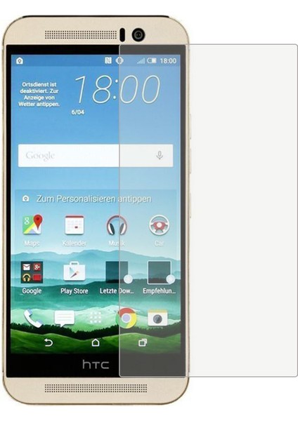 Htc One M9 Uyumlu 0.3 mm Ön Koruma Cam Ekran Koruyucu