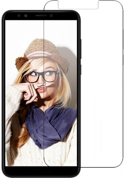 Huawei Y7 2018 Uyumlu 0.3 mm Ön Koruma Cam Ekran Koruyucu