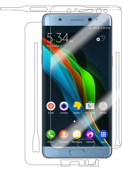 Samsung Galaxy I9220 Note Uyumlu Ön Koruma Full Cover Nano Ekran Koruyucu