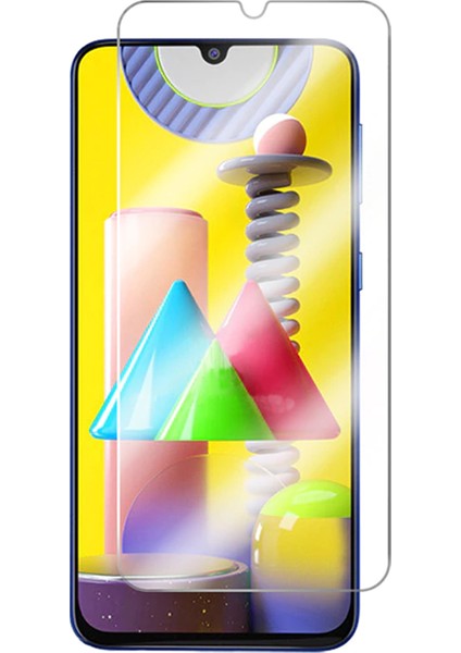 Samsung Galaxy M31 Uyumlu 0.3 mm Ön Koruma Cam Ekran Koruyucu