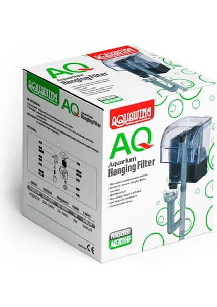 AQ301HF Akvaryum Şelale Filtre 5W 300L/H