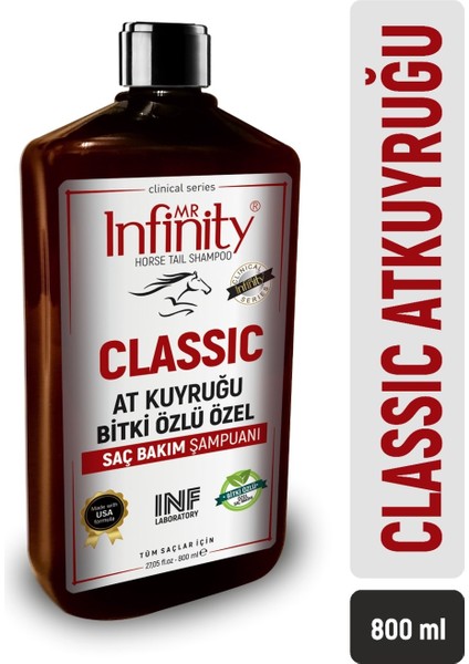 Mr Infinity Clasic Horse Tail - At Kuyruğu Bitki Özlü Şampuan 800 ml ( )