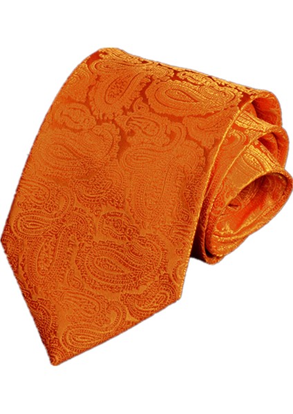 Klasik Avrupa Tarzı 8cm Çiçek Desenli Kravat