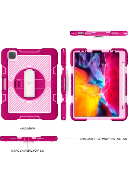 iPad Air 2020 10.9 / Pro 11 2020 / 2021 / 2018 Kılıf(Gül Kırmızı+Pembe) Sunsky iPad Air 2020 10.9 / Pro 11 2020 / 2021 / 2018 Kılıf (Mor + Nane Yeşili) (Yurt Dışından) fiyatları