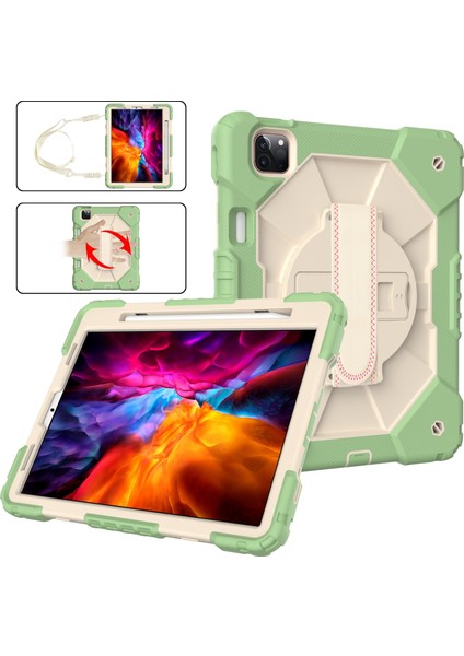 iPad Pro 11 2021 / 2020 / 2018 / iPad Air 4 10.9 2020(MATCHA Yeşil Bej) Kılıf Sunsky iPad Pro 11 2021 / 2020 / 2018 / iPad Air 4 10.9 2020(MOR Bej) Kılıf (Yurt Dışından)