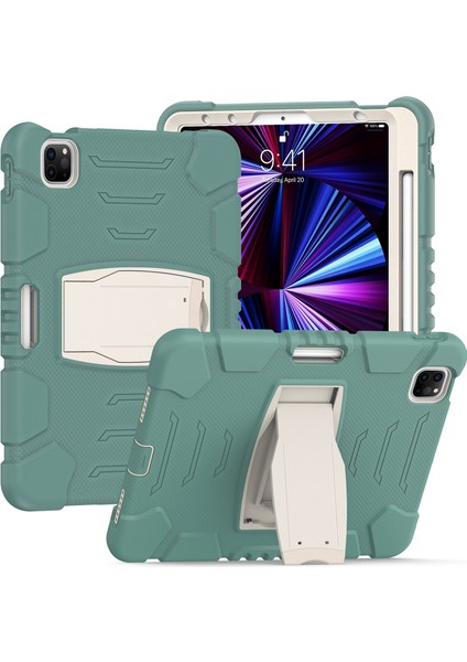 iPad Pro 11 2021 / 2020 / 2018 Kılıf(Zümrüt Yeşili) Sunsky iPad Pro 11 2021 / 2020 / 2018 Kılıf(Kiraz Çiçekleri Pembe) (Yurt Dışından)