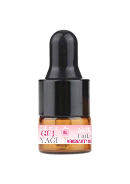 % 100 Doğal Gül Yağı Damlalıklı 1ml - Yüksek Frekans