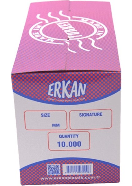 Etiket Kılçık Tabancası Kırmızı 25 mm 10.000'li