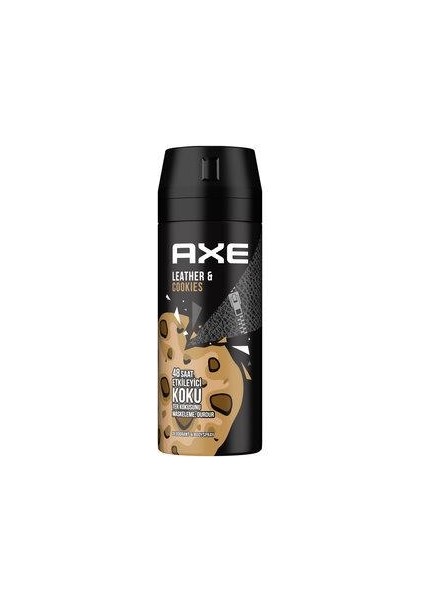 Erkek Deodorant Sprey Leather & Cookies 150 ml 2 Adet